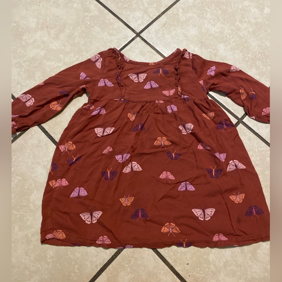 jumping beans Other - Jumping Beans Butterfly Print Dress - Brown and Purple